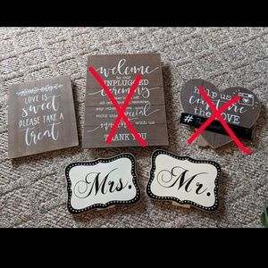 Wedding Signs